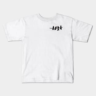 birds on wire Kids T-Shirt